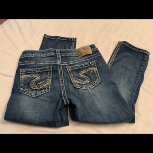Silver Jeans Co Aiko capri jeans